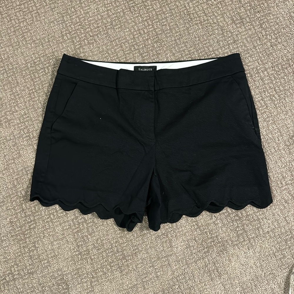 Talbots Scalloped Hemmed Shorts